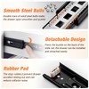 REGUDA Drawer Slides Ball Bearing 3 Folds Full Extension Side