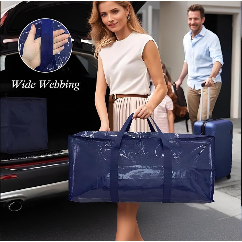 Extra Heavy Duty Large Moving Bags with Strong Zipper &