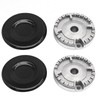 CADUFUELLY 2 Pack 2.95" Oven Gas Hob Burner Crown Flame