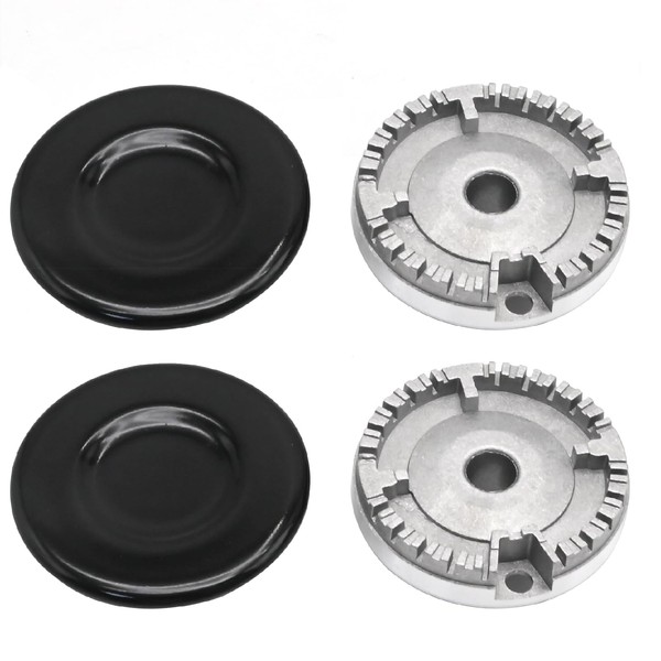 CADUFUELLY 2 Pack 2.95" Oven Gas Hob Burner Crown Flame