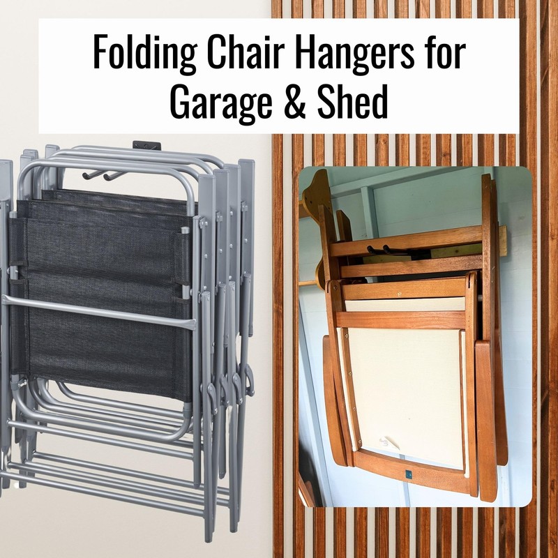 ALWORG Ladder Hangers Set of 4 for Garage Wall -