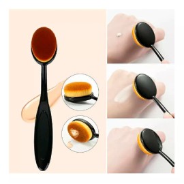 Make Up 10 Brochas Profesional Maquillaje Difuminar Kabuki Alta Cali