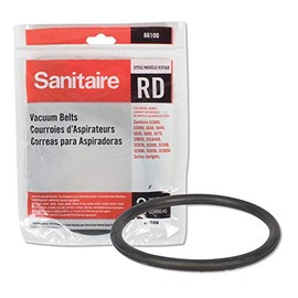 Sanitaire 66100 - Correa de repuesto para aspiradora vertical, correa redonda, paquete de 2