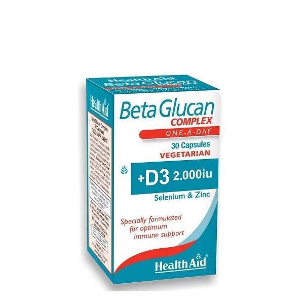 Health Aid Beta Glucan Complex for Optimum Immune Support 30