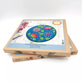 Corinne Lapierre Applique Felt Kit Tropical Flowers APPTRO1O