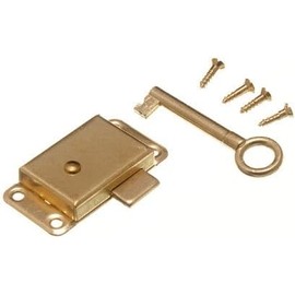 Dzina Wardrobe Cupboard Drawer Cabinet Door Lock and Key 50MM with Screws