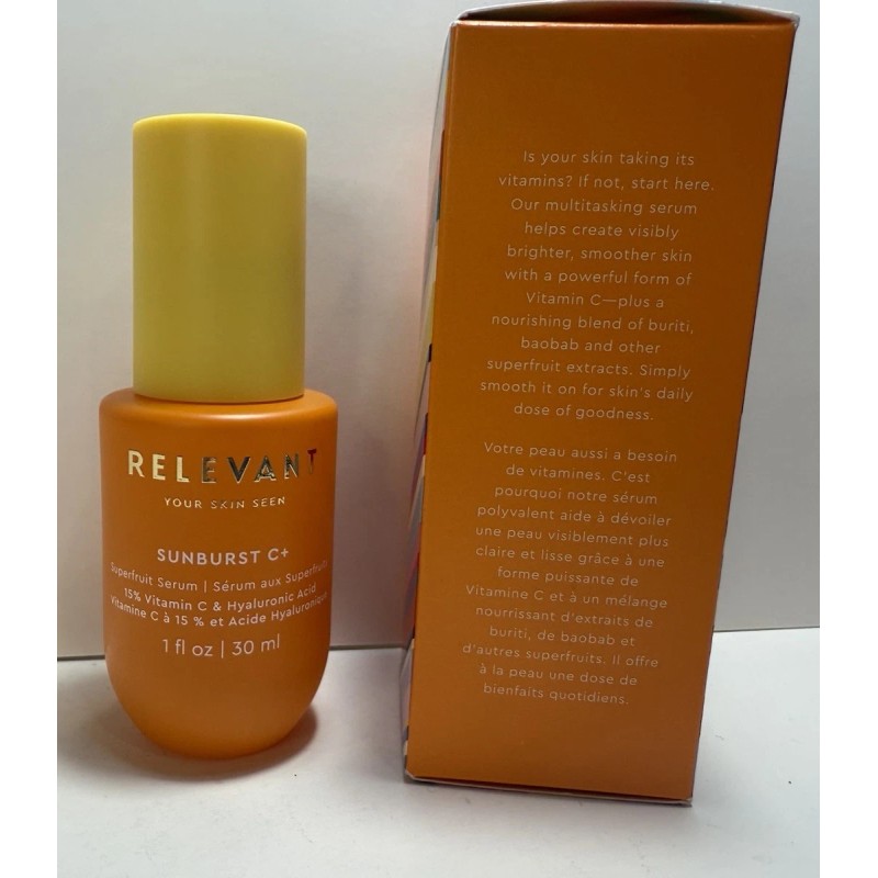 Relevant Sunburst C+ Superfruit Serum 15% Vitamin C & Hyaluronic