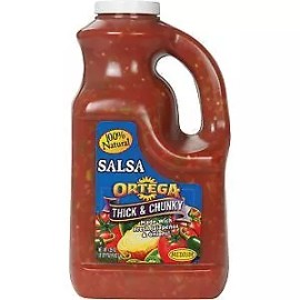 Ortega Medium Thick & Chunky Salsa 135 OZ (8 LB 7 OZ)