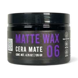 Luxa Cera Mate 06 para Cabello Hombre | Alta Fijación con Acabado 100% Mate | Textura Cremosa sin Residuos | Aroma Frutal Amaderado | 135 gr.
