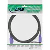 InLine® PS/2 cable, InLine®, M/F, black/purple, golden contacts, 2m