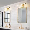 KAISITE Bathroom Light Fixture Over Mirror - Gold Vanity Light