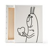 Sad Plankton Inspired Pre-Sketched Canvas - Contents: 8x10 Paint Kit + Easel