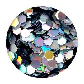 Nail Nara OpeRa Opera Hexagonal Basic Glitter_11 Silver AB L/M (S2370486) / OpeRa 오페라 육각 베이직글리터_11 실버AB L/M (S2370486)