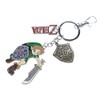 CosplayStudio Zelda Keyring with Link, Hyrule Shield & Zelda Lettering
