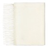 Lona Scott 100% Cashmere Scarf, Plain Scarf, White