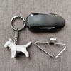 MOODTOWN Handcrafted Stainless Steel Key Chain (Bull Terrier) – Available