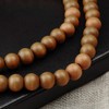 Indian Long Wood Necklace for Women Africa Wooden Pray Bead