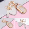 vehicleloong Key Fob Cover Case Shell Keychain for Honda Accord