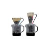 CAFEC Pour-Over Flower Dripper DEEP 27 Black | FDD-27CB