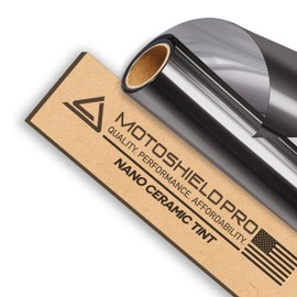 DIY-MotoShield Pro Premium Nano Ceramic Tint (15% VLT) 24” in x 5’ ft Roll | Professional Window Film for Auto, Reduce Infrared Heat & Block UV by 99%