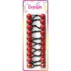 Dream World Ponytail Holder 20 MM Bead Assorted Shades of