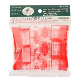 Captain Stag M-7310 Firegent Pack Fuel, 1.1 oz (30 g), Set of 4