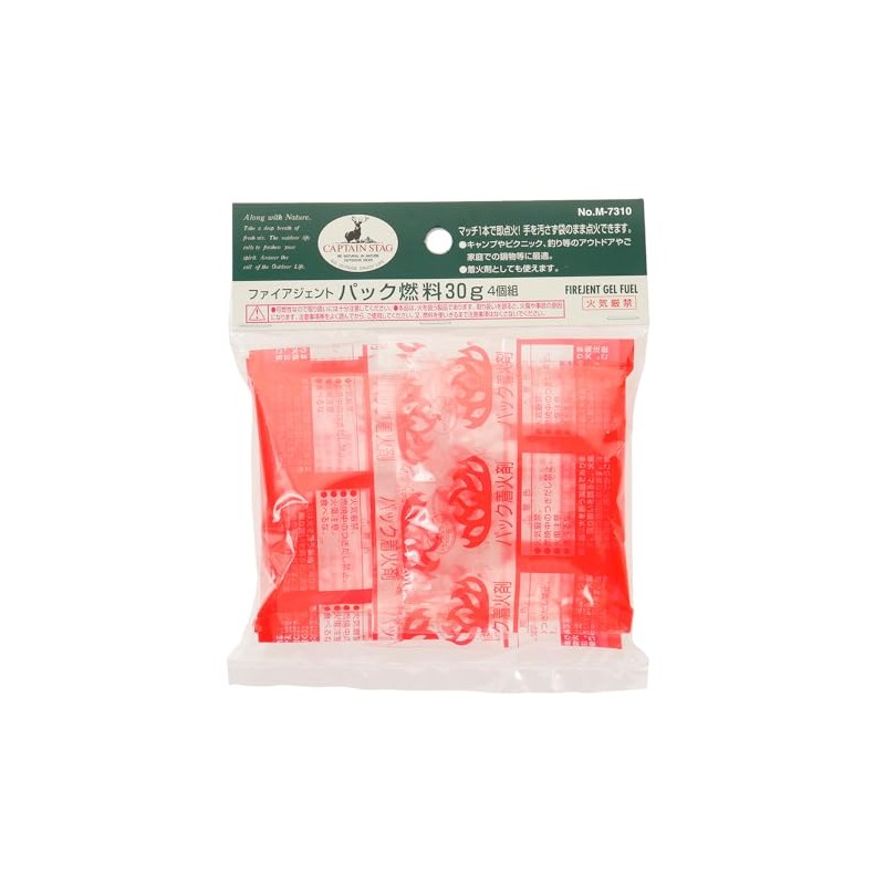 Captain Stag M-7310 Firegent Pack Fuel, 1.1 oz (30 g),