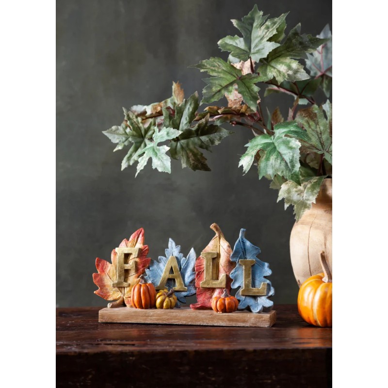 My EverGreen 5.25" Fall Resin Maple Leave Table Top