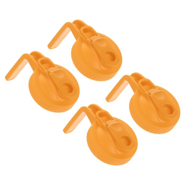 sourcing map 4Pcs Mason Jar Pour Spout Lid, Mason Jar