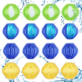 CIGAA 16 Pieces Pet Hair Remover Washing Machine, Effective Lint Ball and Lint Catcher, Hair Catcher, Lint Sieve, Practical Accessory for Laundry Care, Washing Machine Accessories