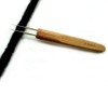 ccHuDE 3 Pcs 0.5mm Dreadlock Crochet Hook Wood Crochet Needles