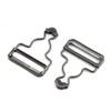 PZRT 4 tirantes negros de 38 mm, hebilla ajustable, cinta