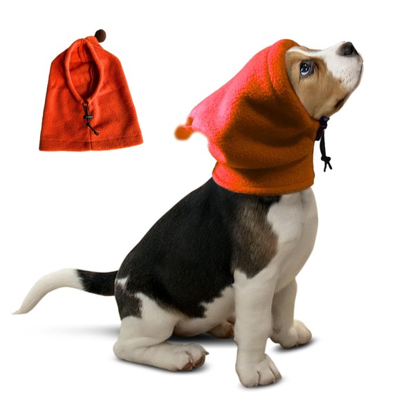 BT Bear Dog Hat, Soft Warm Fleece Dog Ears Cover,