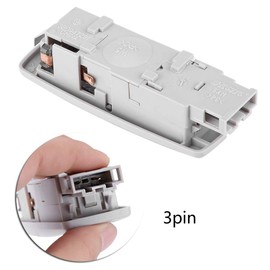 BOROCO Car Rear Reading Lamp, 3B0947291B Rear Map Light Dome Light Ceiling Roof Lamp Replacement(灰色)