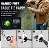 ZyCooom Stainless Steel Zip Ties Gun Kit with 304 Metal