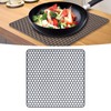 Sink Mat Silicone Durable Grid Design Anti Slip Sink Protection