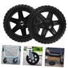 CHILDWEET 4pcs Rolling Cart Wheels Replacement for Shopping Trolleys Heavy