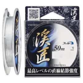 ヤマトヨテグス(YAMATOYO) ナイロンライン ファイター渓匠 50m 0.4号 クリア
