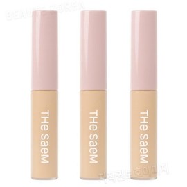 The Saem (Hyundai Hmall) The Saem Cover Perfection Fix Sealer 02 Rich Beige 3 pcs. / (현대Hmall) 더샘 커버 퍼펙션 픽실러 02 리치 베이지 3개