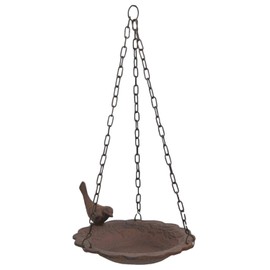 Hanging Birdbath Feeder Cast Iron Patio Garden Yard