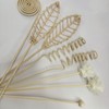 Flower Reed Diffuser Sticks Set,Diffuser Sticks Refill Replacement for Home