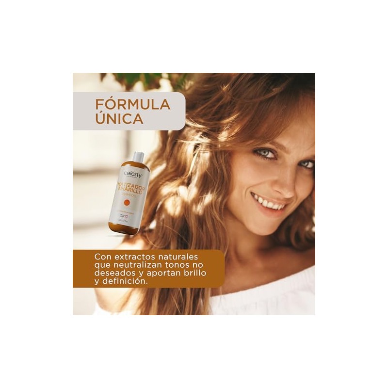 CELESTY | Shampoo Matizador - Variedad Amarillo Azul Morado Negro