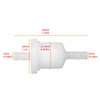 YINETTECH 2pcs Marine Engine Fuel Filter Element 3516248 369-02230-1 Compatible