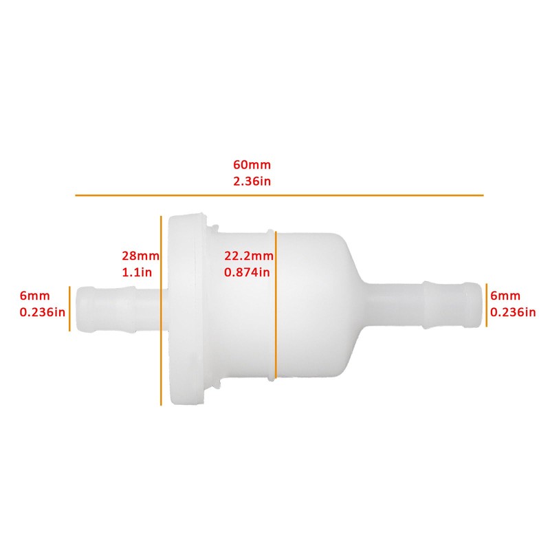 YINETTECH 2pcs Marine Engine Fuel Filter Element 3516248 369-02230-1 Compatible