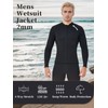 Owntop Men's Wetsuit Jacket - 2 mm Wetsuit Top Long