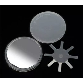 Yamanino 4 Inch Single Wafer Carrier Case (Pack of 10), Polypropylene, Cleanroom Class 10