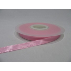 2 metres of 8mm Taffeta Ribbon Light Pink Double Sided 8 mm