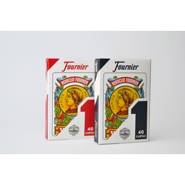 Fournier No 1 Blister Card Spanish Baraja, 40 Cards + Regulation, Mus and Tute, Multicoloured (F24786)