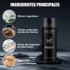 Polvo De Fibra Capilar Negro Cubre Raz De Cabello Calvicie