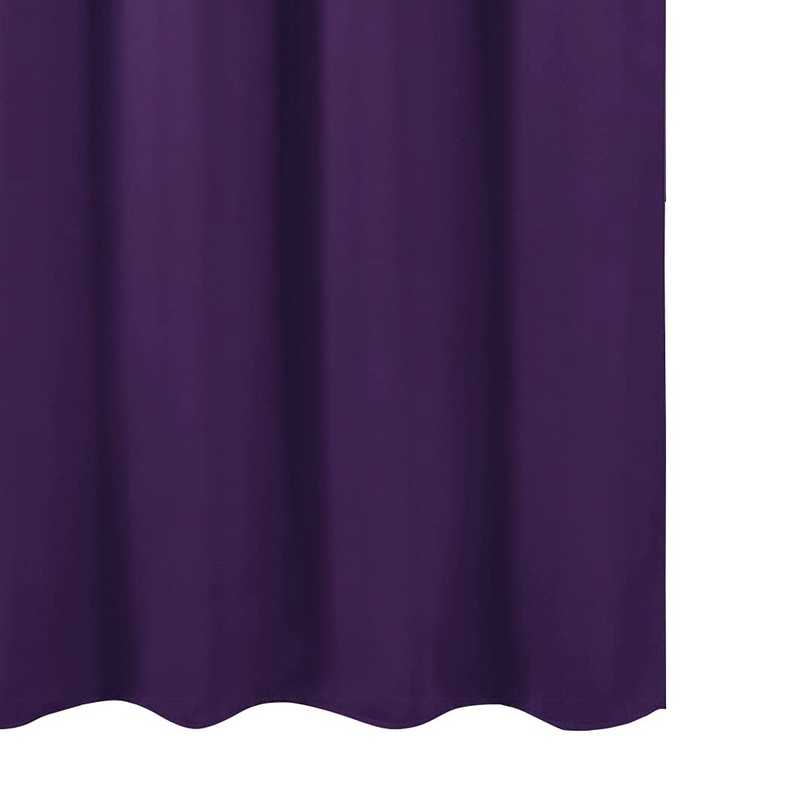 LEMOMO Purple Blackout Curtains/42 x 63 Inch/Set of 2 Panels